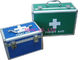 Το μπλε κιβώτιο πρώτων βοηθειών αλουμινίου/το ιατρικό κιβώτιο εξοπλισμών για προστατεύει τα όργανα γιατρών